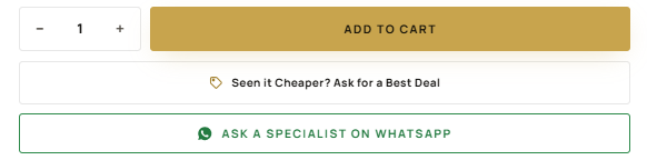 Add to cart, best deal and WhatsApp
