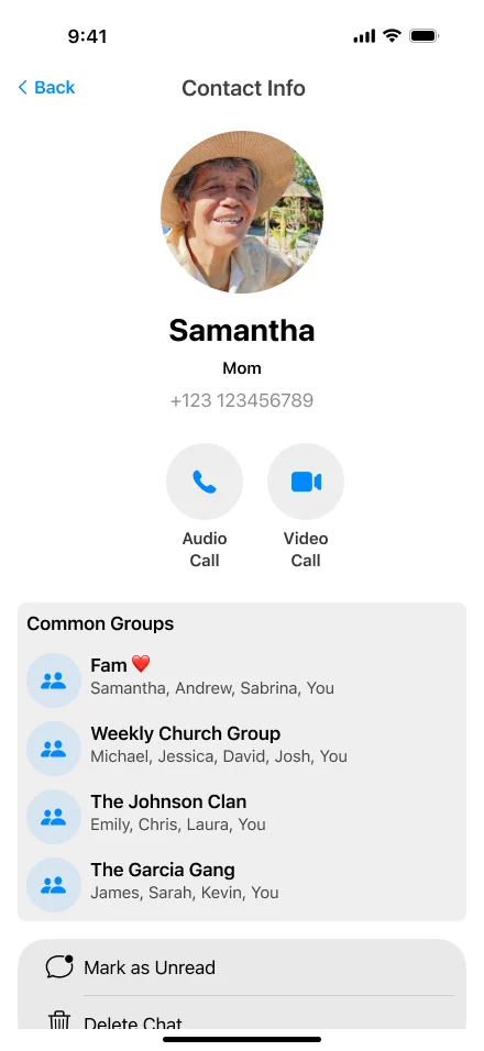 Contact info