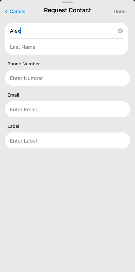 Fill in the details