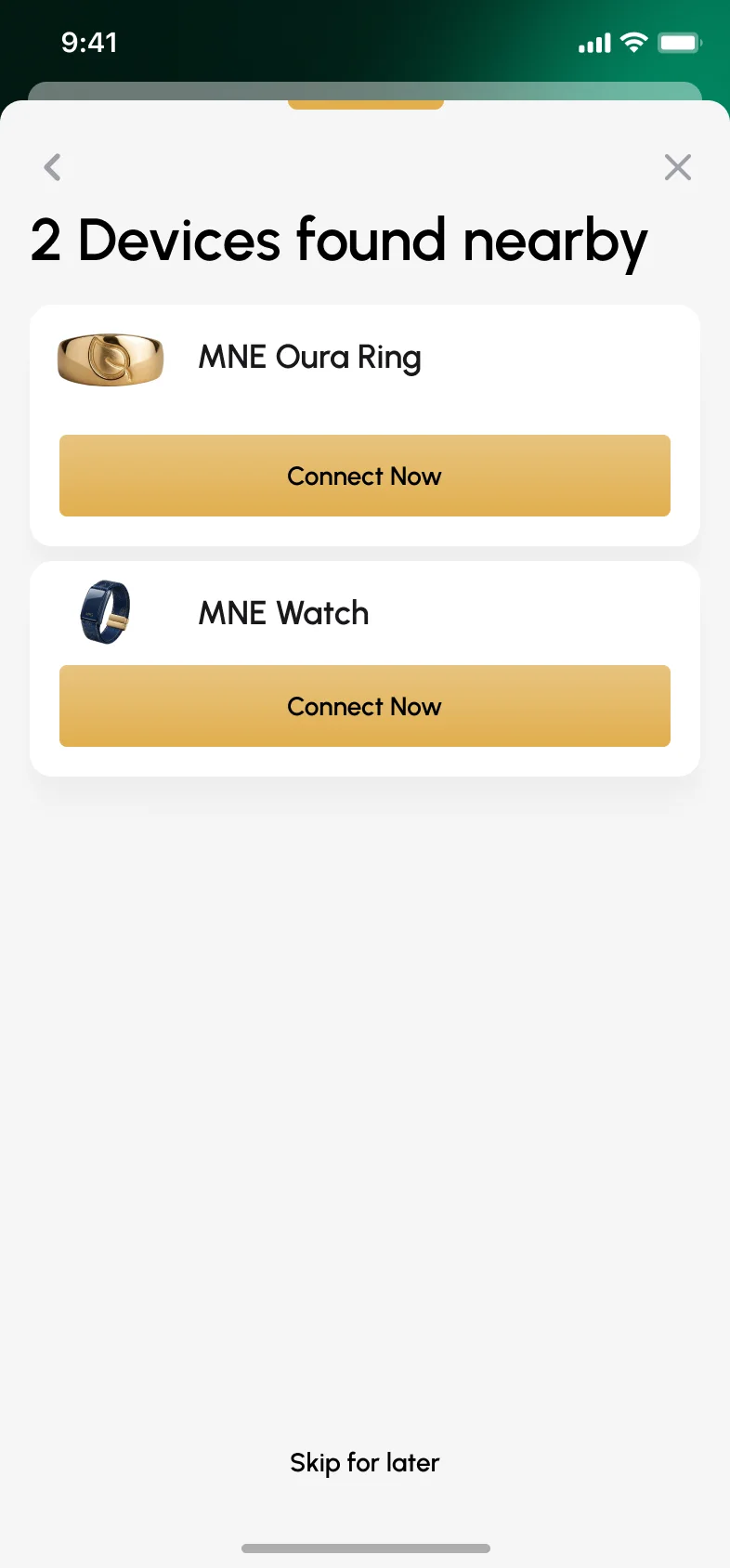 2 devices found