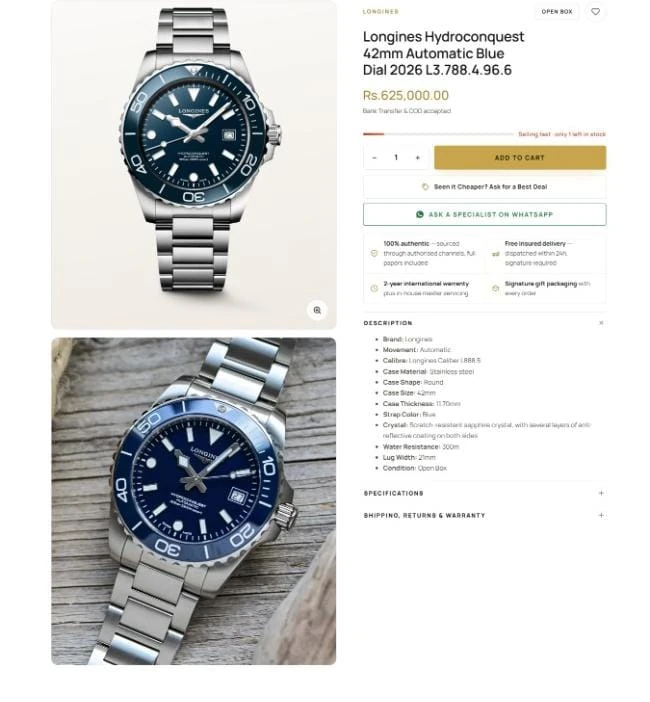 Product page buy panel with the Ask for a Best Deal link under Add to Cart